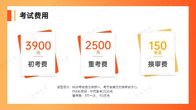 合肥PMP考试费用（报名费、教材费以及考试费用）