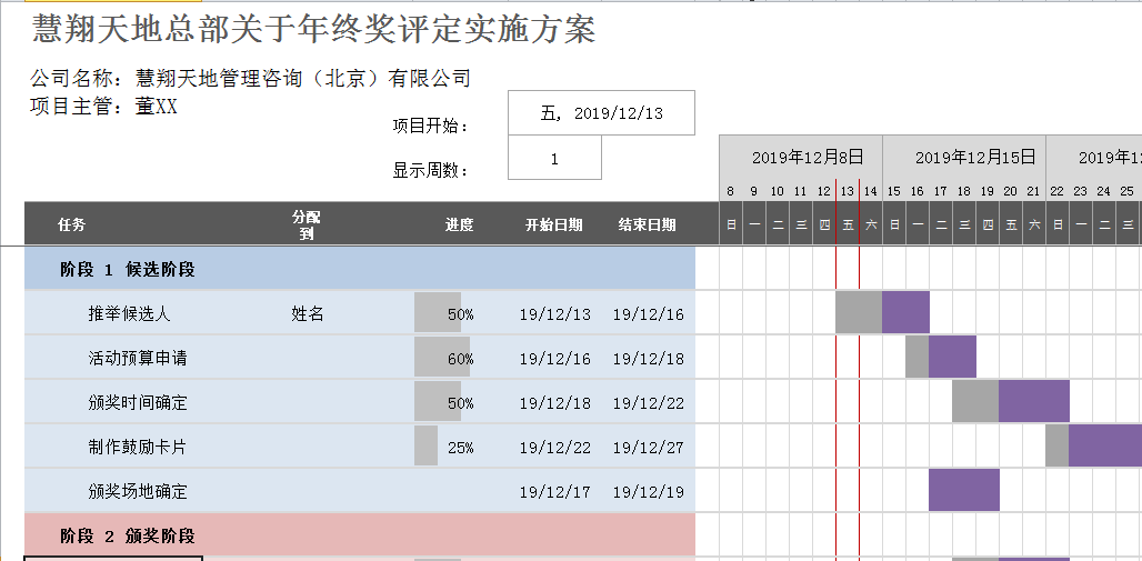 甘特图